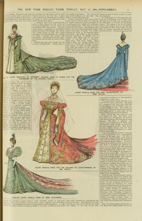 Coronation dresses and court mantles 2