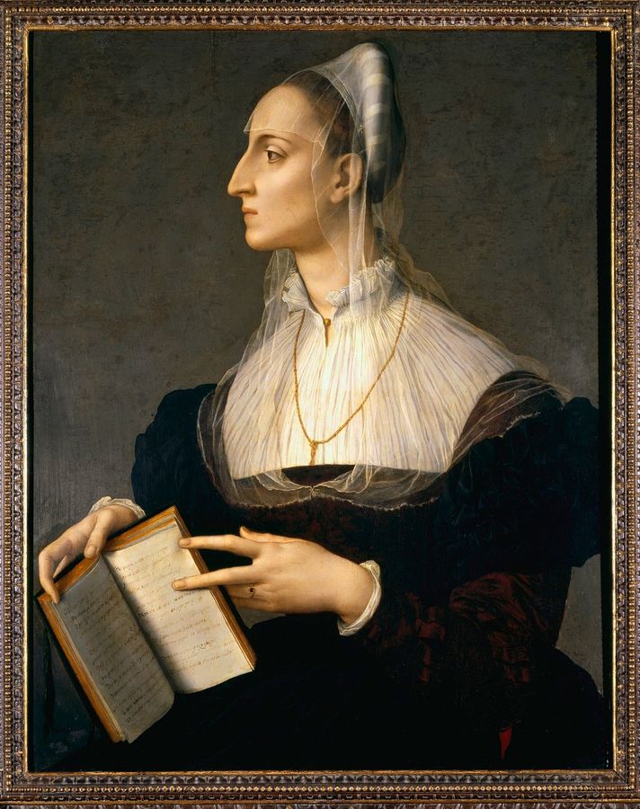 Italian : Ritratto di Laura Battiferri, moglie dello scultore Bartolomeo Ammannati Portrait of Laura Battiferri