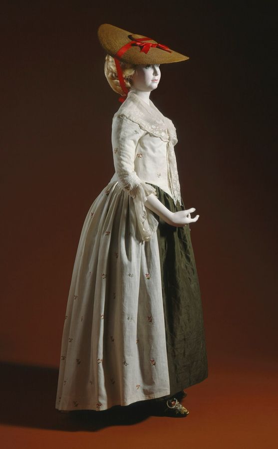 Robe à l'Anglaise ensemble 1780s