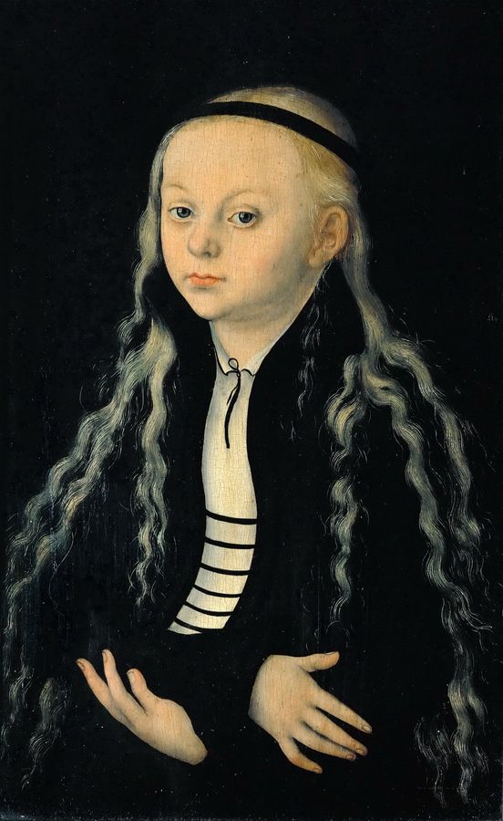 Portrait of a girl, presumably Magdalena Luther (1529 - 1542)