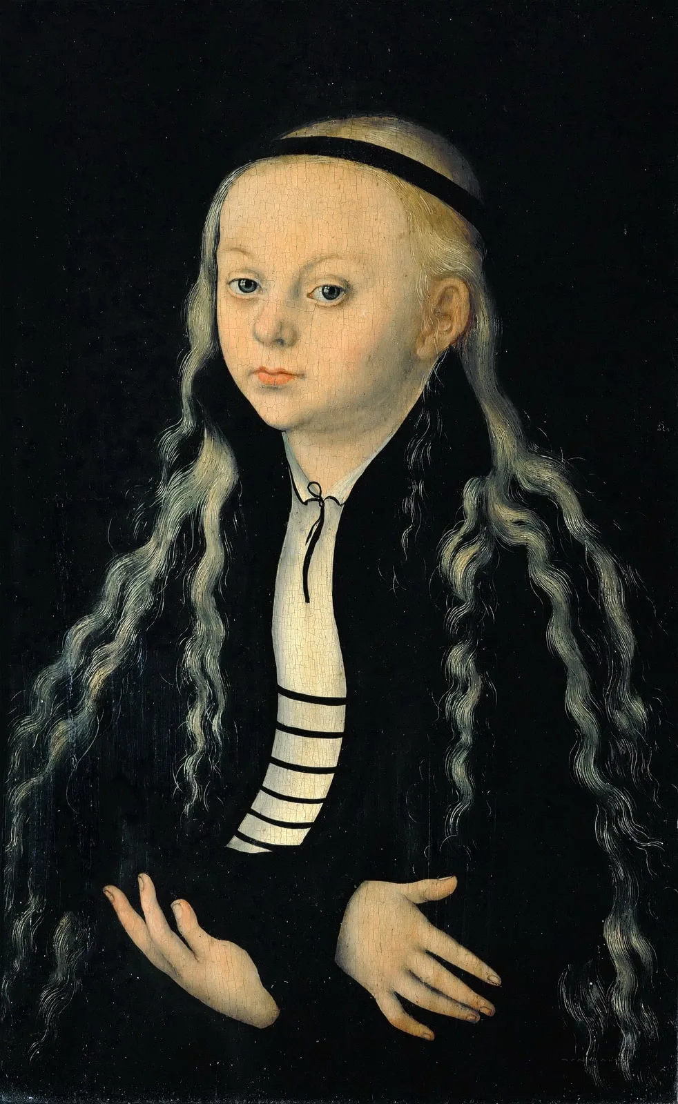 Portrait of a girl, presumably Magdalena Luther (1529 - 1542)