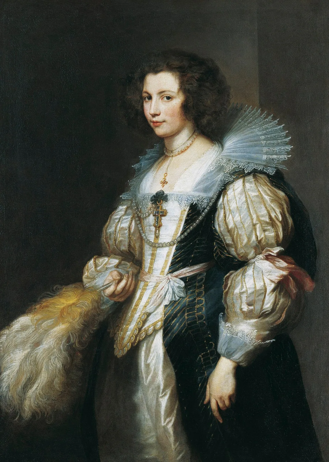 Portrait of Maria Louis de Tassis (1611-1638), daughter of canon Antoine de Tassis