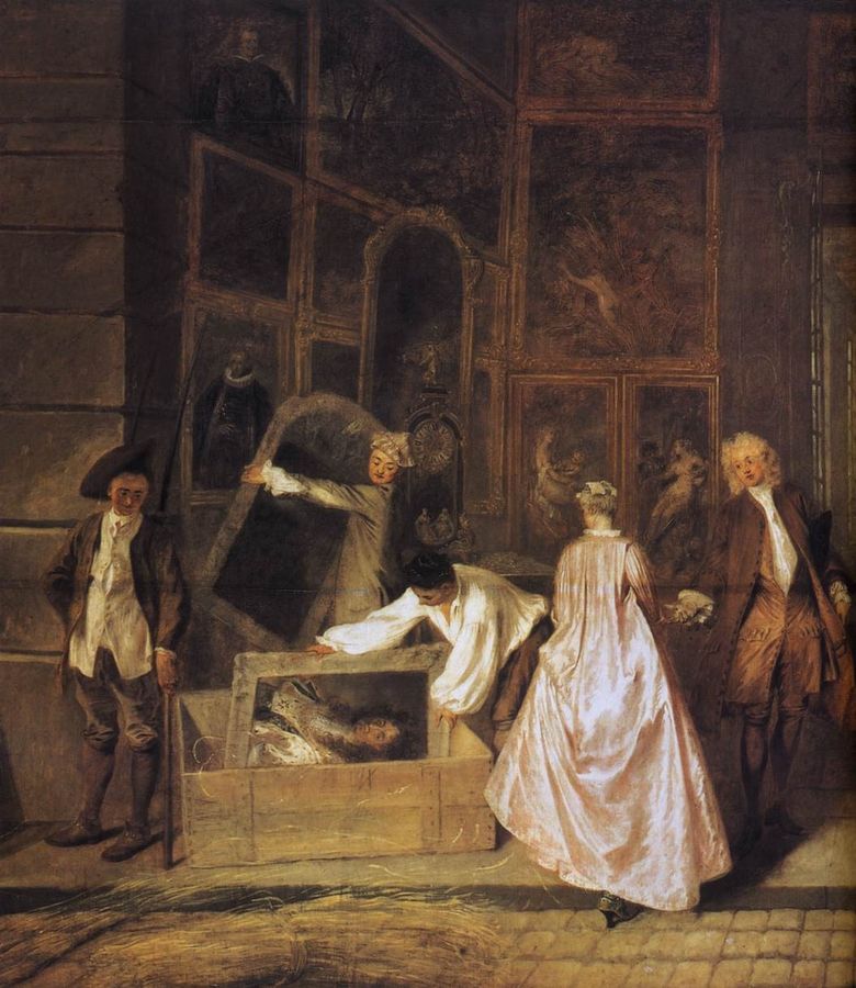 L'Enseigne de Gersaint (detail)
