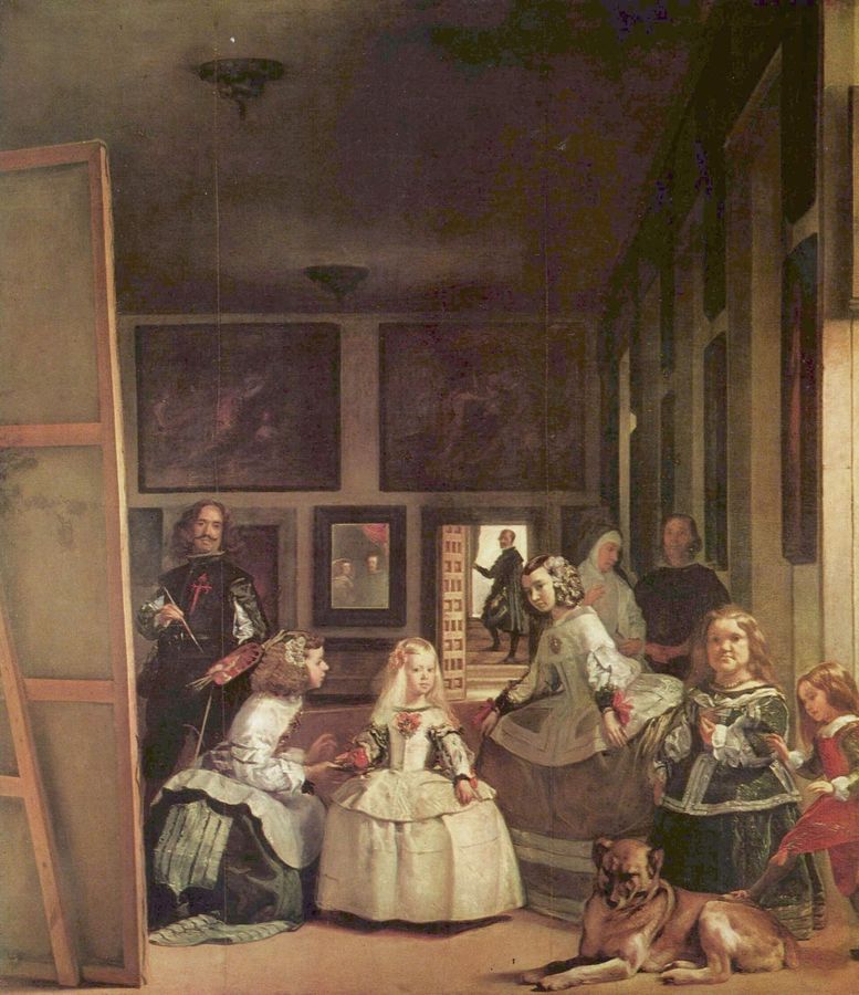German: Las Meninas (Selbstporträt mit der königlichen Familie)