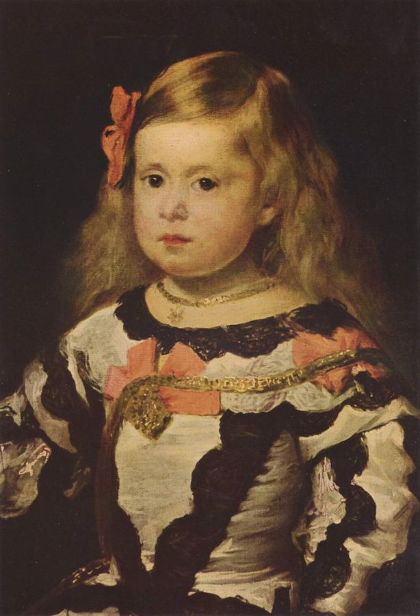 Porträt der Infantin Margareta Theresia (Detail)