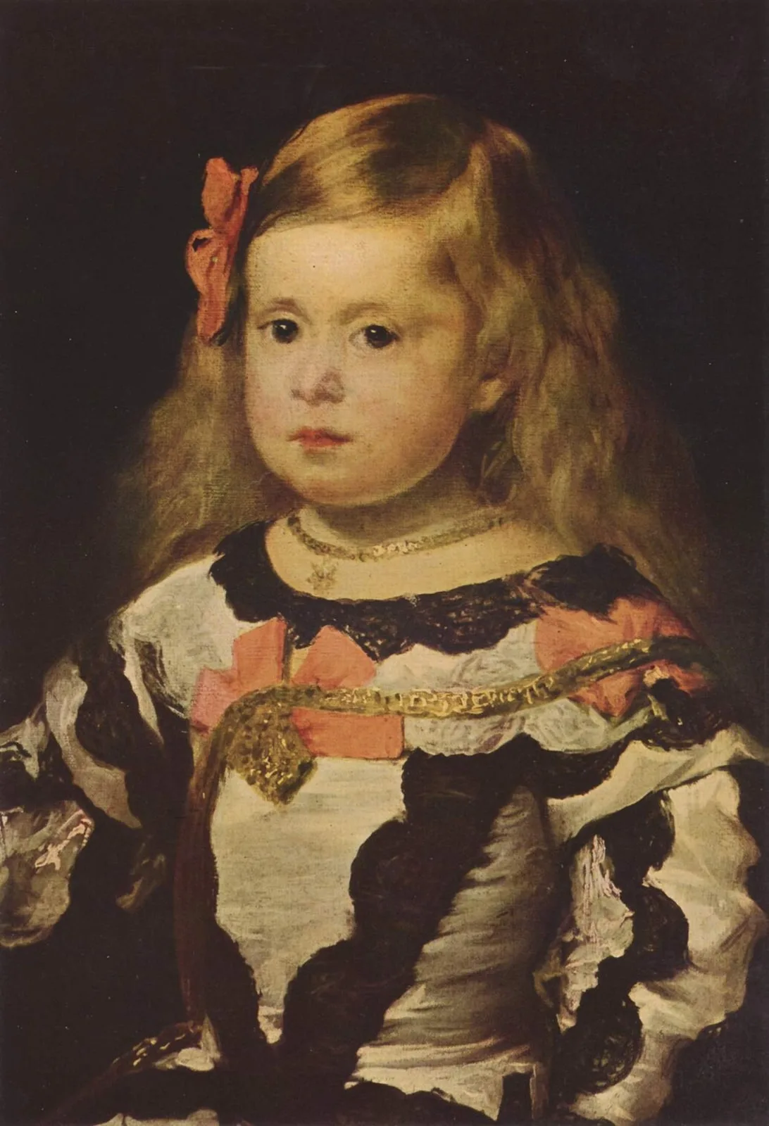 Porträt der Infantin Margareta Theresia (Detail)