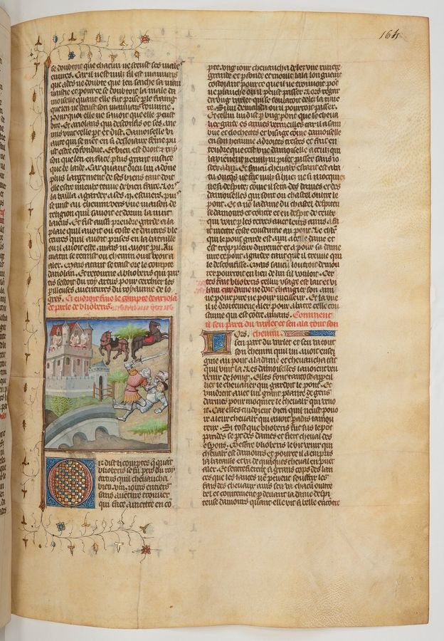 BNF Français 356 Guiron le Courtois, fol. 164r
