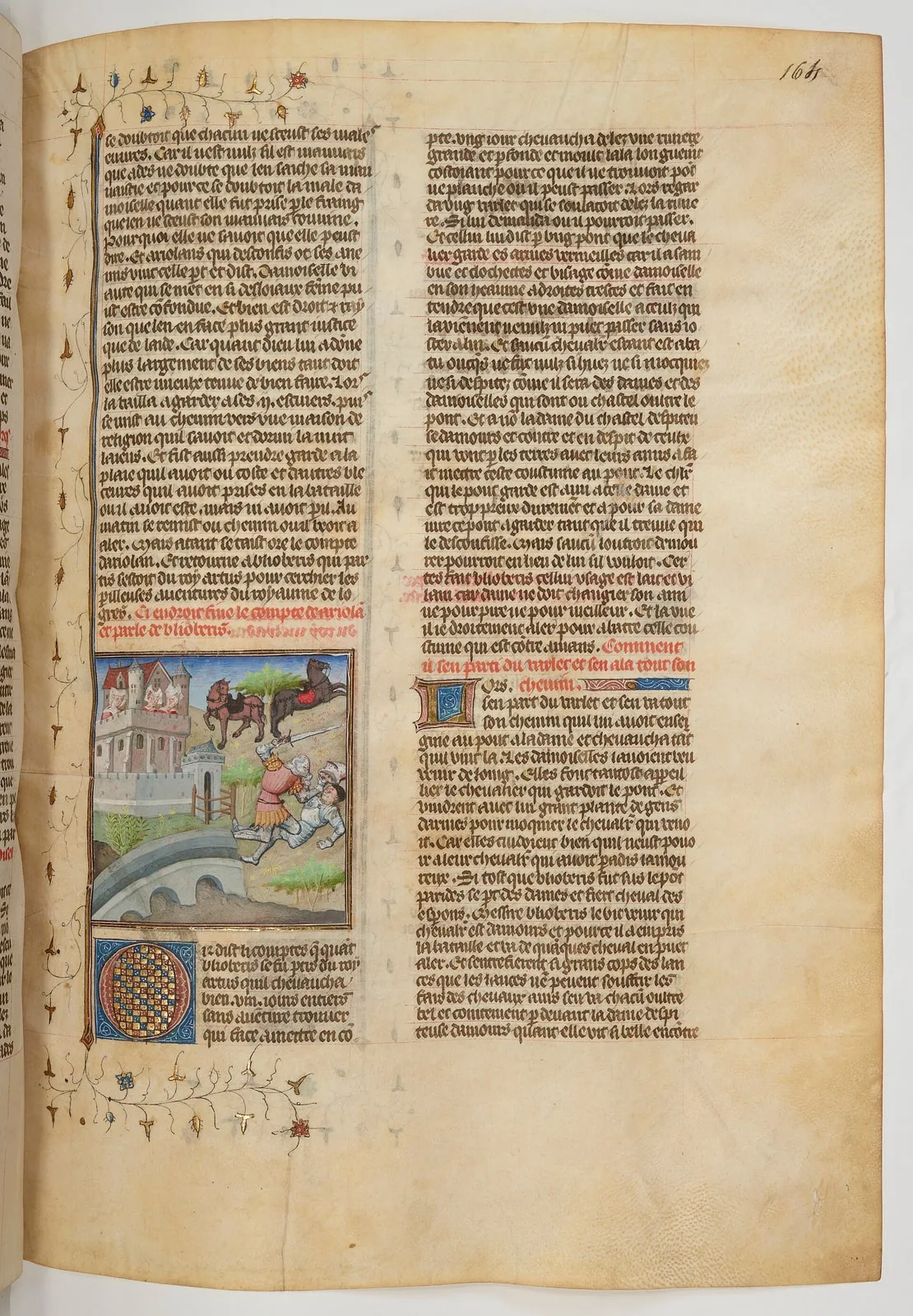 BNF Français 356 Guiron le Courtois, fol. 164r