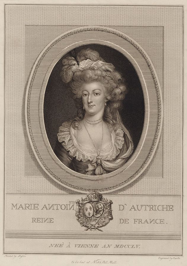 Portrait de Marie-Antoinette - Curtis bw