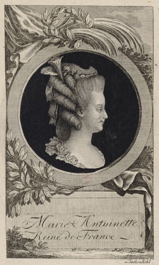 Portrait de Marie-Antoinette - Loschenkohl 1770
