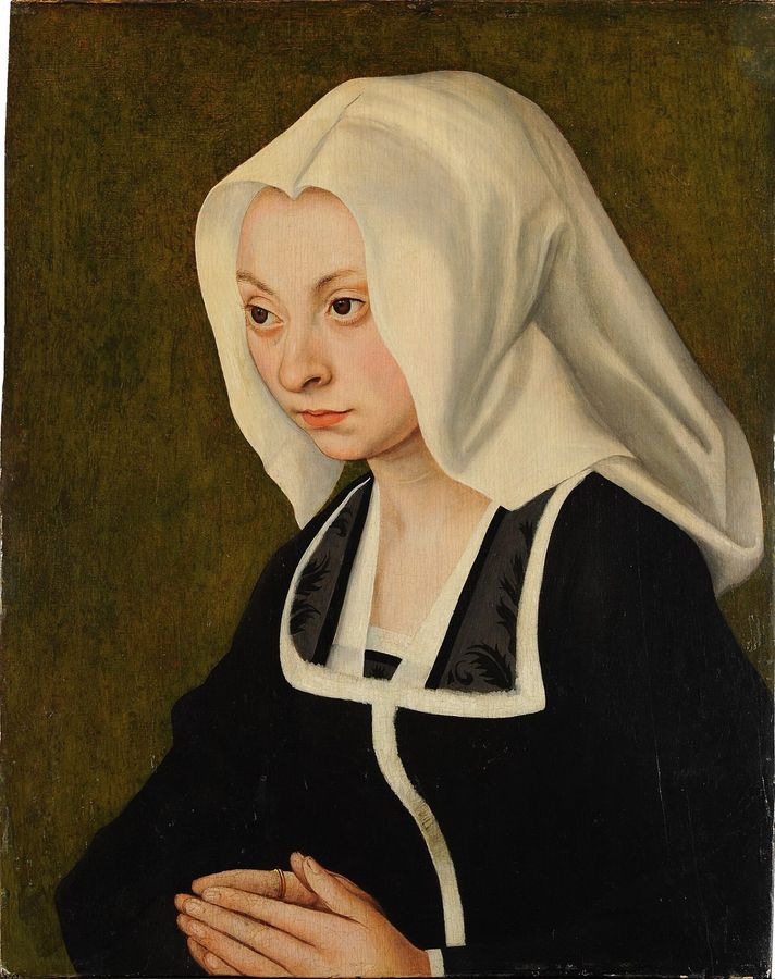 German : Bildnis einer betenden Frau Portrait of a Woman