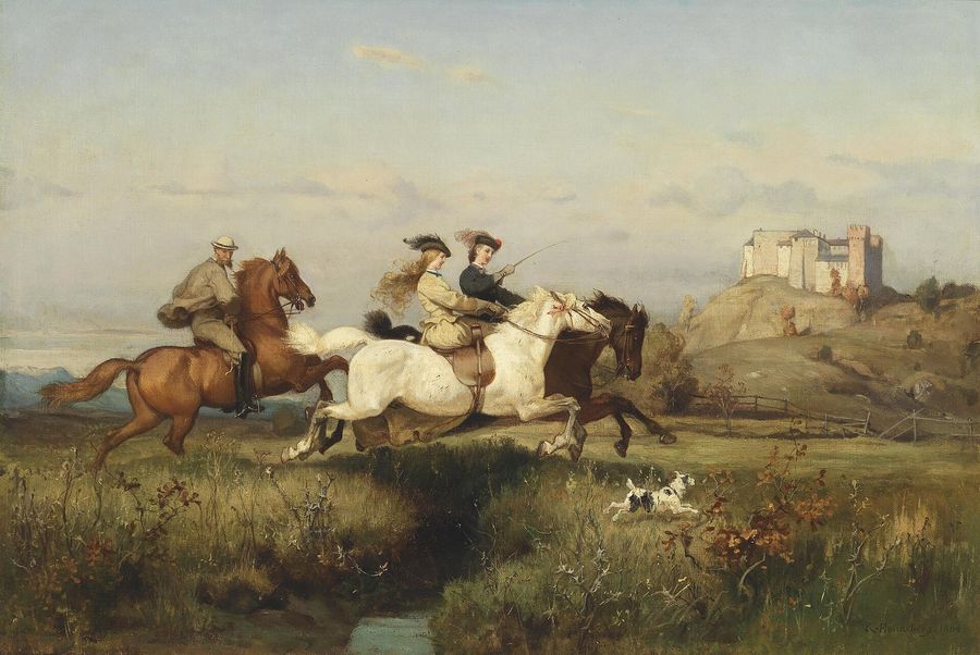 German : Der Reitausflug The Ride