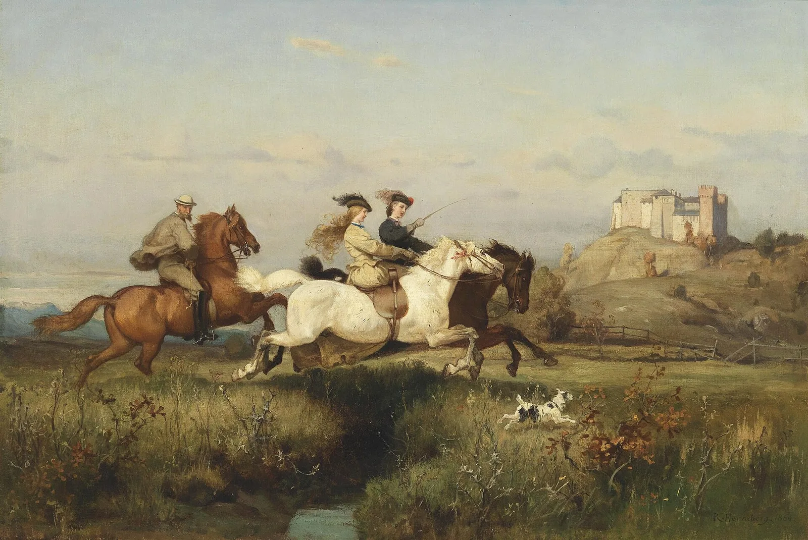 German : Der Reitausflug The Ride