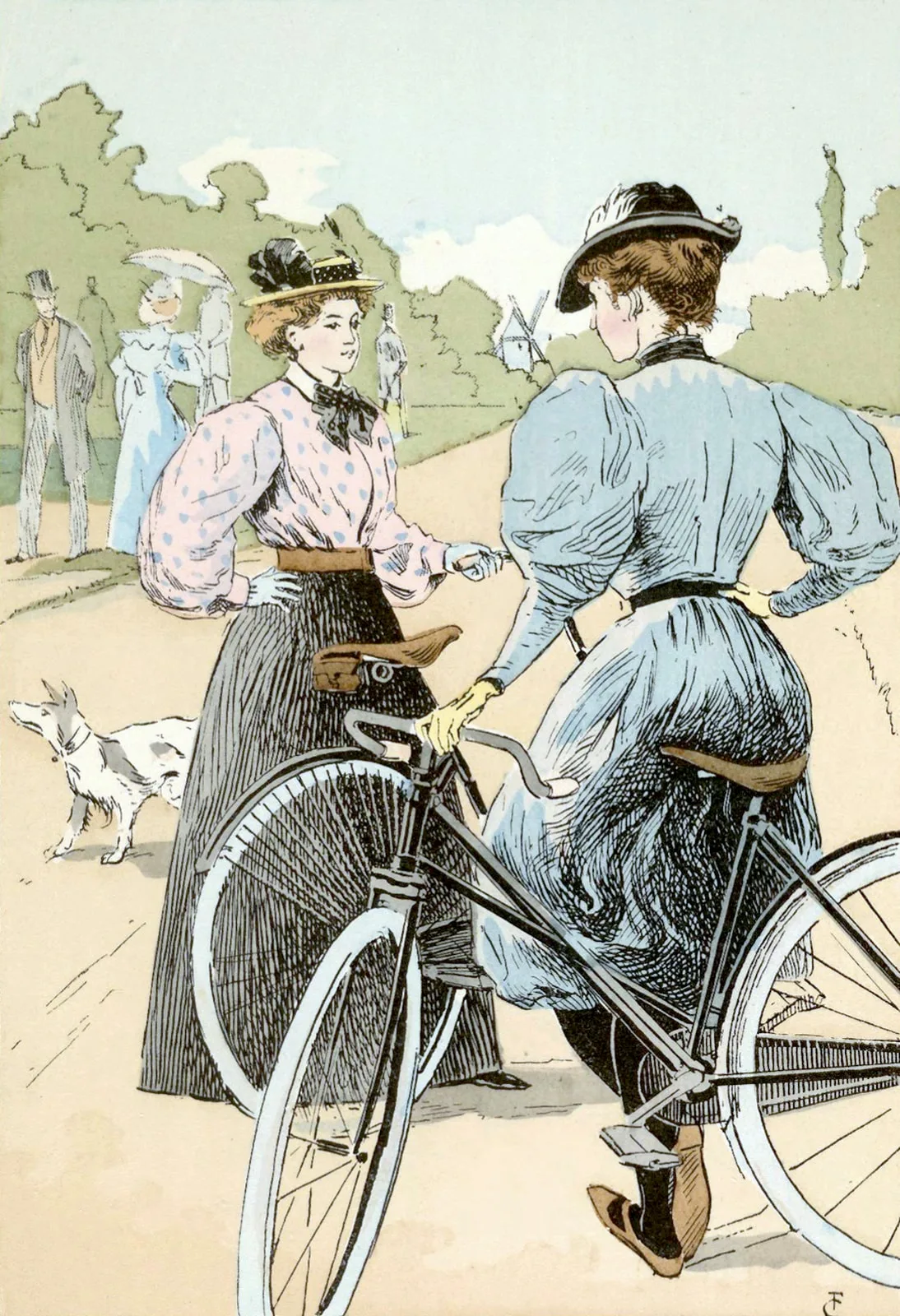 Bicycling The Ladies of the Wheel, 1896 Series: Paris Capital of the 19th Century