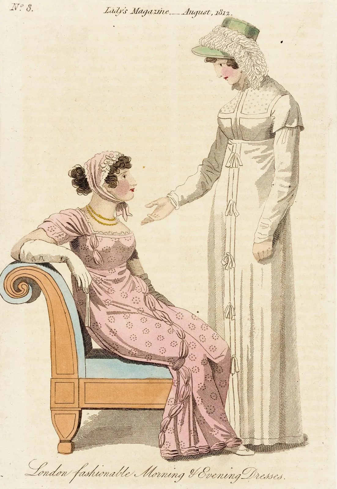Fashion Plate (London Fashionable Morning & Evening Dresses)