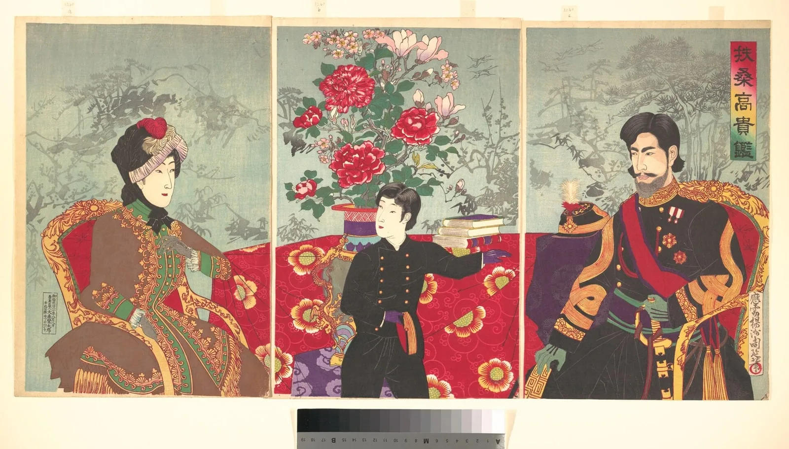 Chikanobu (1887) Mirror of Japanese Nobility