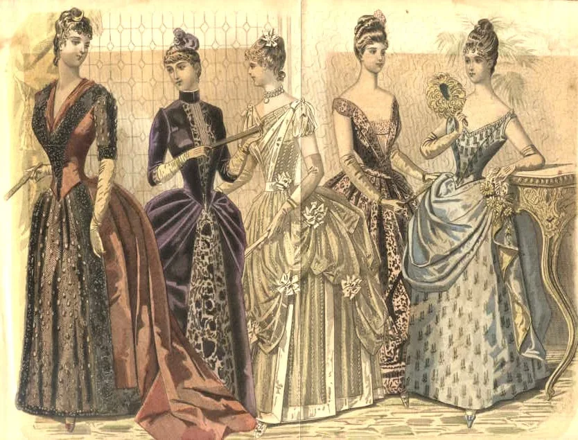 1888 Peterson's Magazine Fashion plate