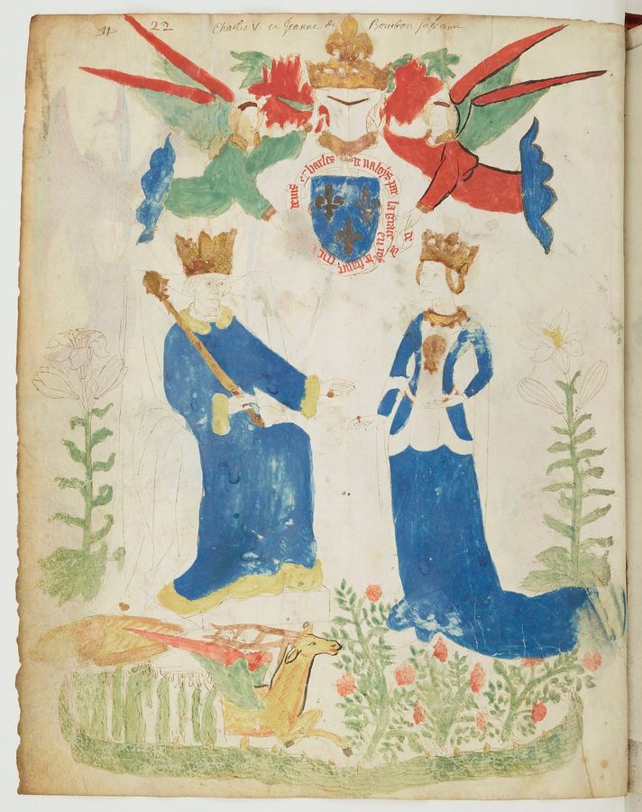 Charles V Jeanne de Bourbon P22 corrigé