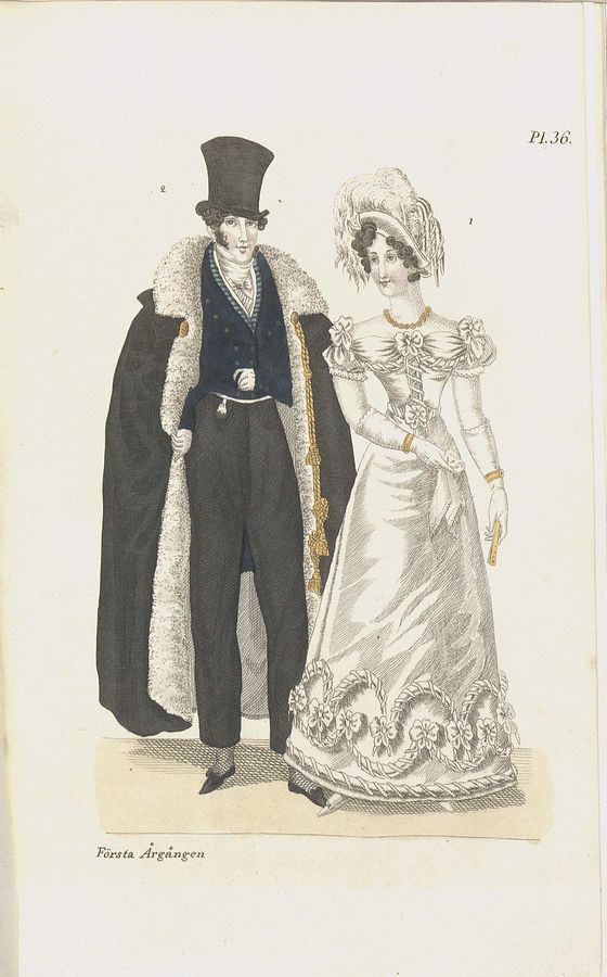 Magasin för konst, nyheter och moder 1824, illustration nr 36