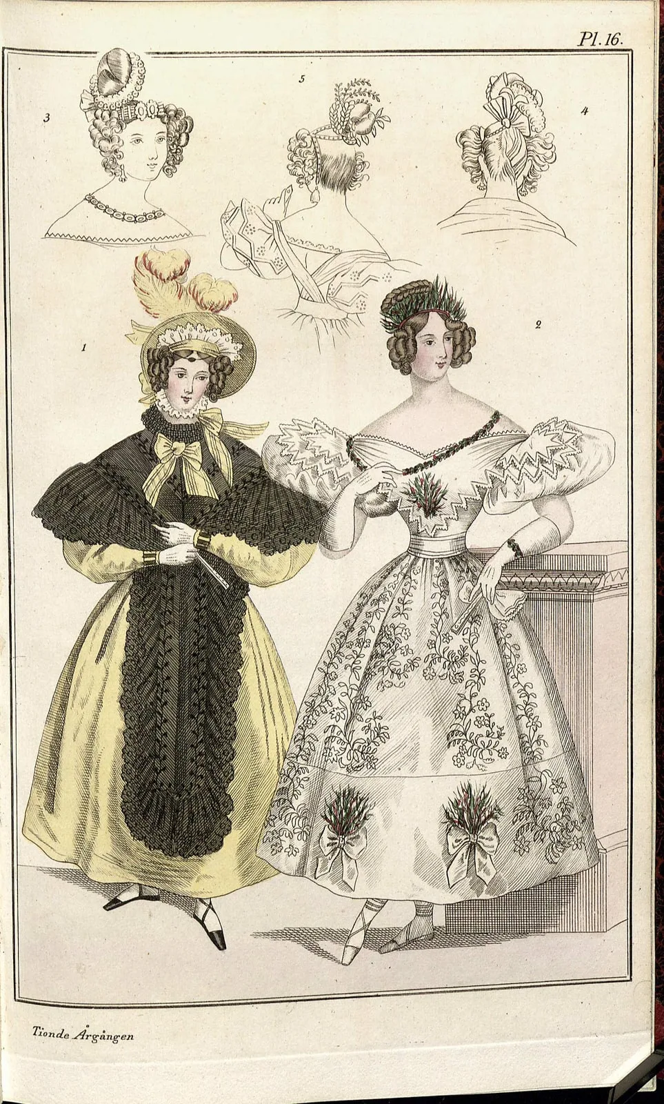 Magasin för konst, nyheter och moder 1833, illustration nr 16