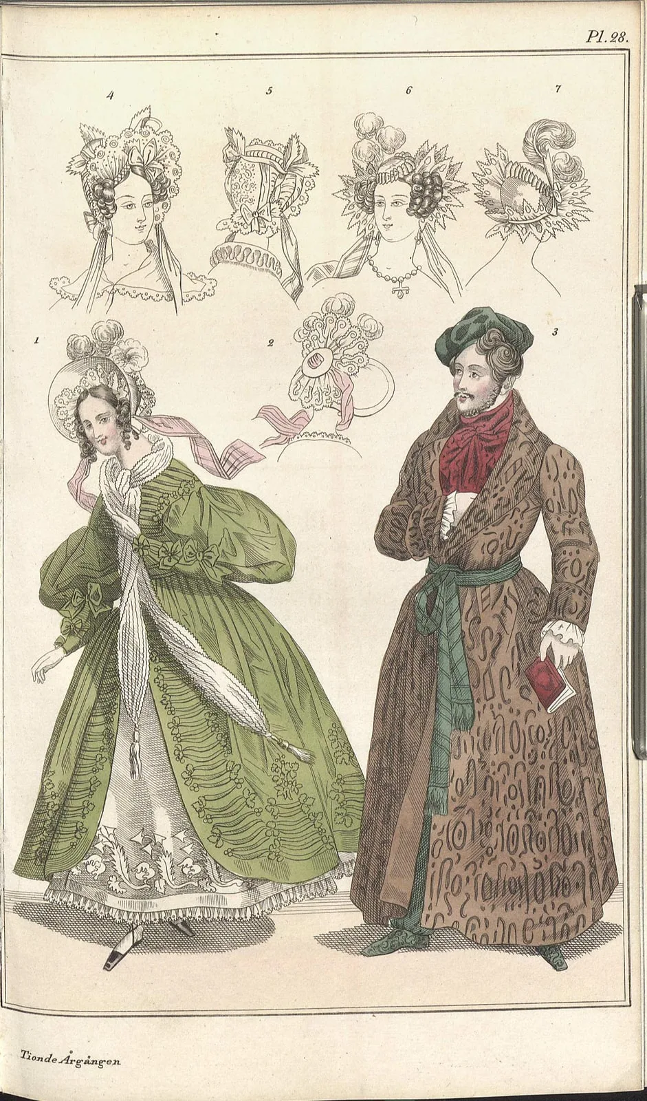 Magasin för konst, nyheter och moder 1833, illustration nr 28