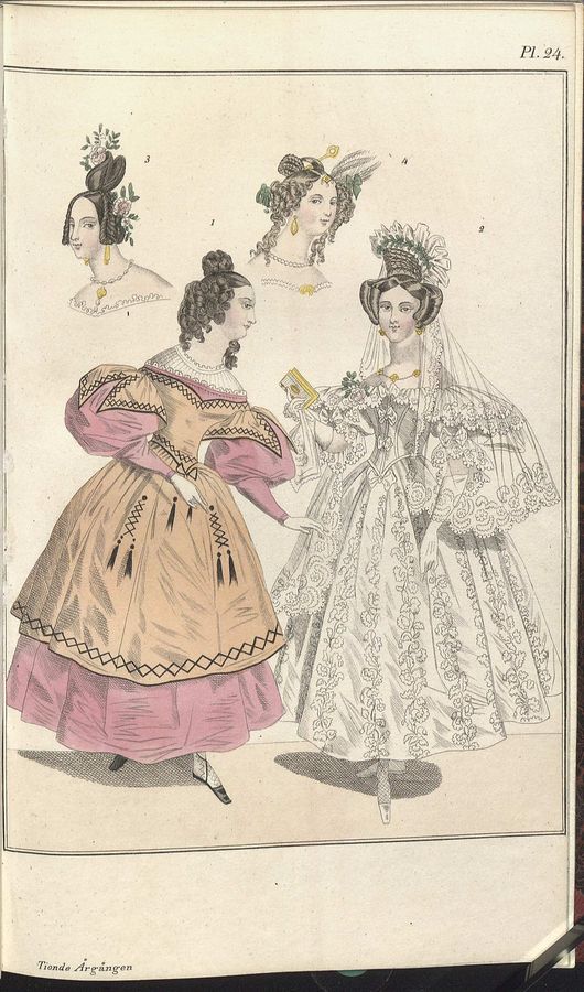 Magasin för konst, nyheter och moder 1833, illustration nr 24