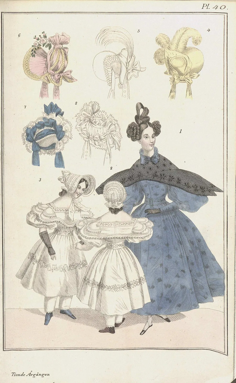 Magasin för konst, nyheter och moder 1833, illustration nr 40