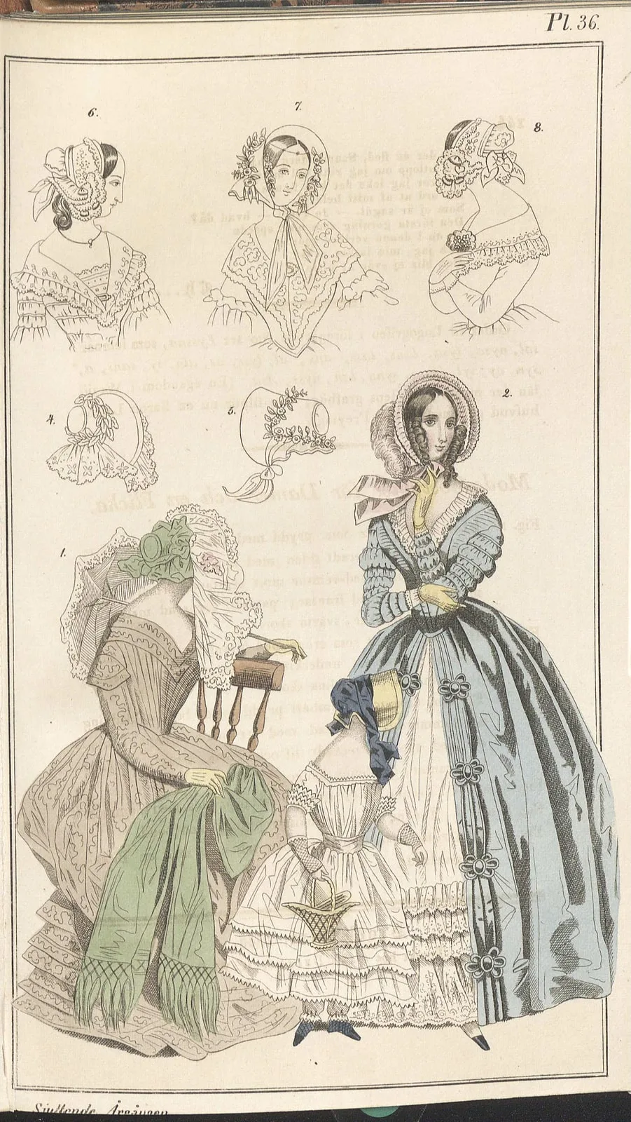 Magasin för konst, nyheter och moder 1840, illustration nr 36