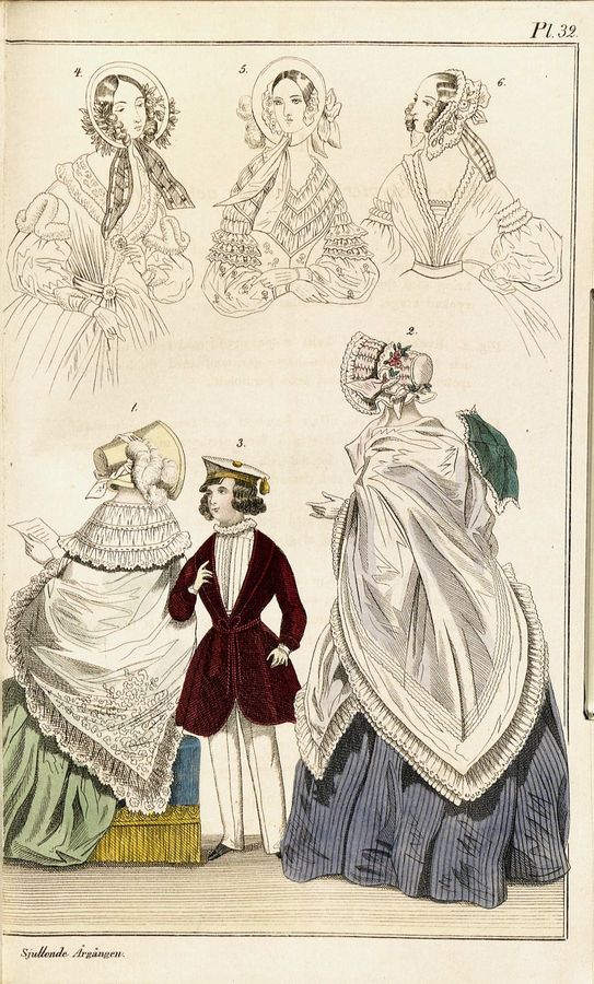 Magasin för konst, nyheter och moder 1840, illustration nr 32