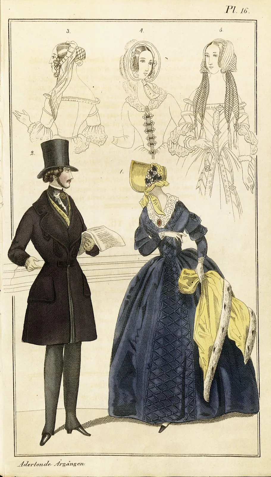Magasin för konst, nyheter och moder 1841, illustration nr 16
