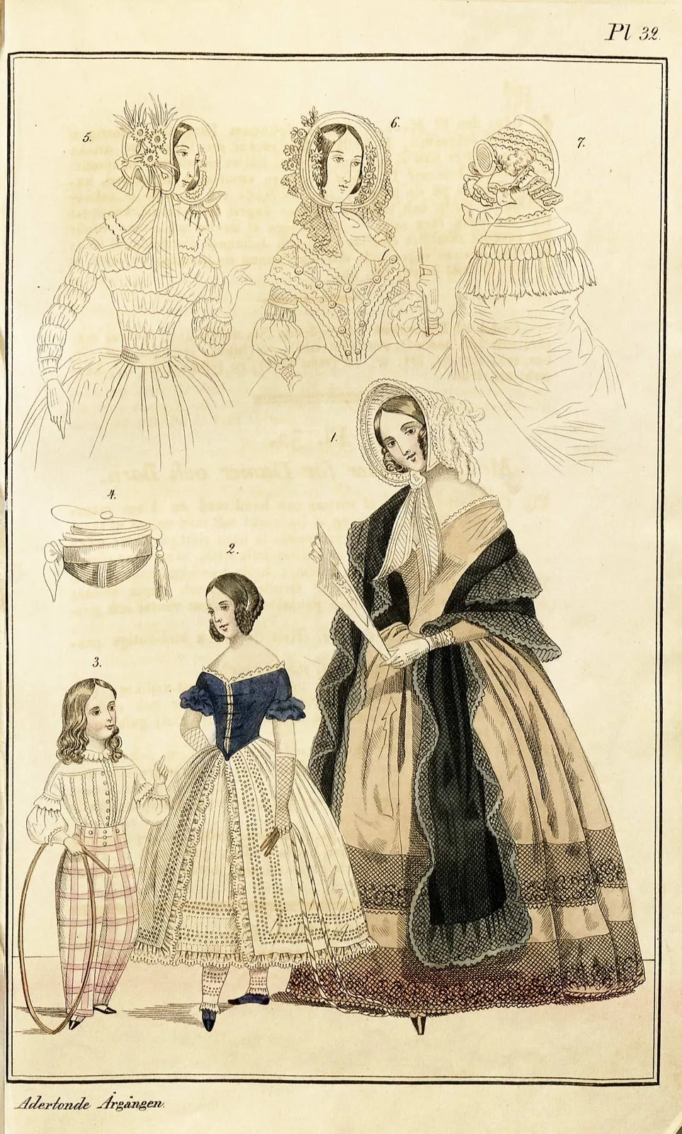 Magasin för konst, nyheter och moder 1841, illustration nr 32