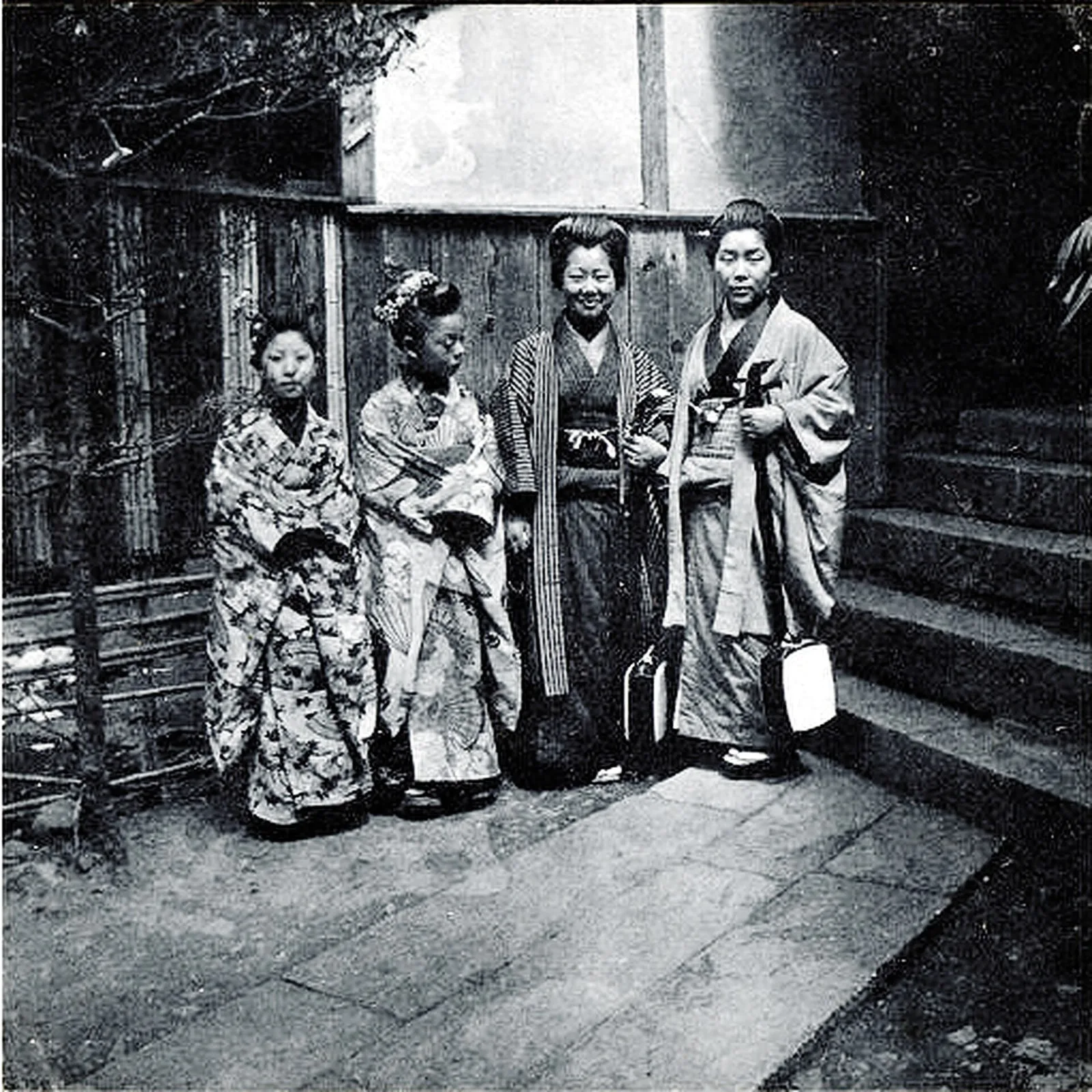 Group of Japanese women in Nagasaki, Japan, ca. 1899