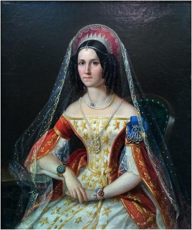 Portrait of a lady in waiting
