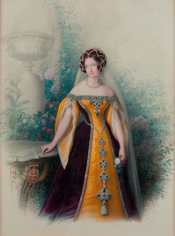 Anna Paulowna in ball dress