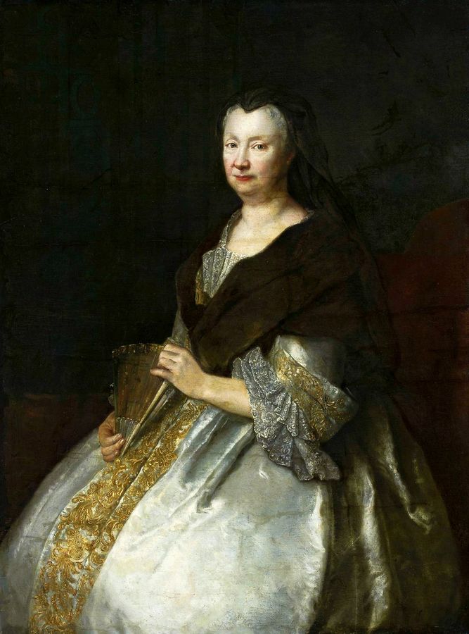 Polish : Portret Zofii Jadwigi von Tettau (Sophia Hedwig von Tettau 1662-1733) Portrait of Sophia Hedwig von Tettau (1662–1733)