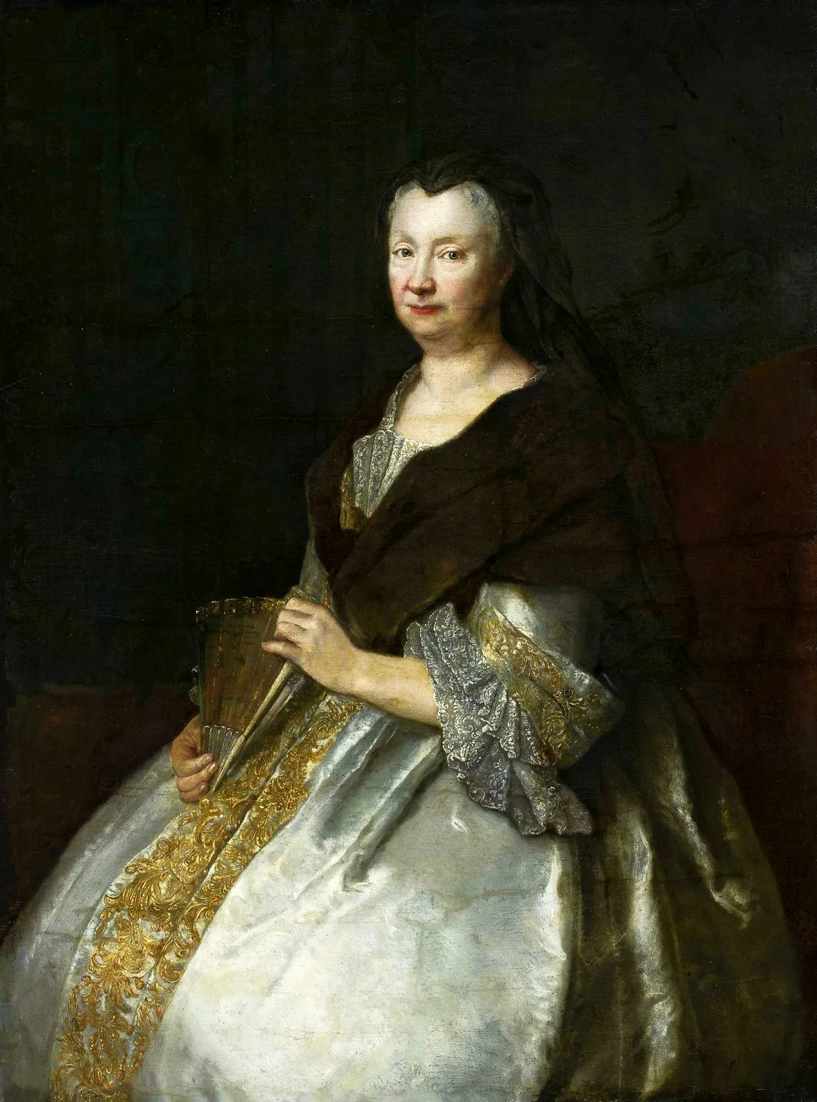 Polish : Portret Zofii Jadwigi von Tettau (Sophia Hedwig von Tettau 1662-1733) Portrait of Sophia Hedwig von Tettau (1662–1733)