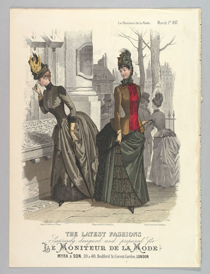 The Latest Fashions, Expressly Designed and Prepared for Le Moniteur de la Mode