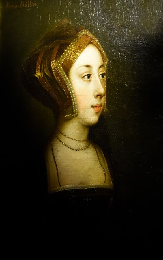 Kopie naar Hans Holbein de Jonge (1497of98-1543) - Anne Bullen (Anne Boleyn) - Hever Castle 8-05-2017 11-48-55
