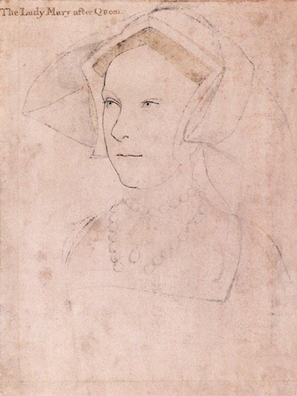 A Lady, Princess Mary? by Hans Holbein the Younger