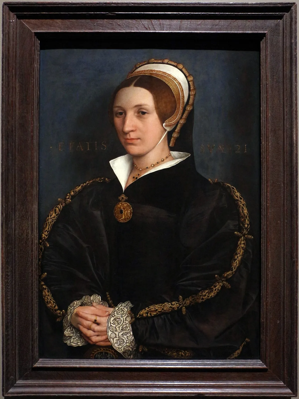 Holbein in giovane, ritratto di una nobildonna, probabilmente della famiglia cromwell, 1535-40 ca
