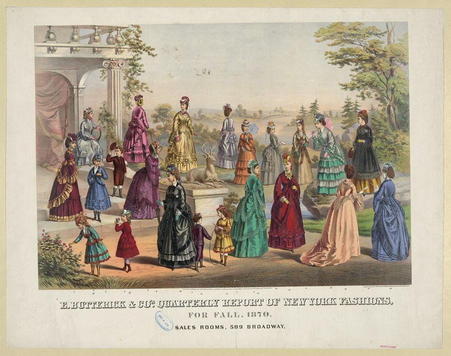 E. Butterick & Co.'s quarterly report of New York fashions, for fall, 1870. LCCN2004667234