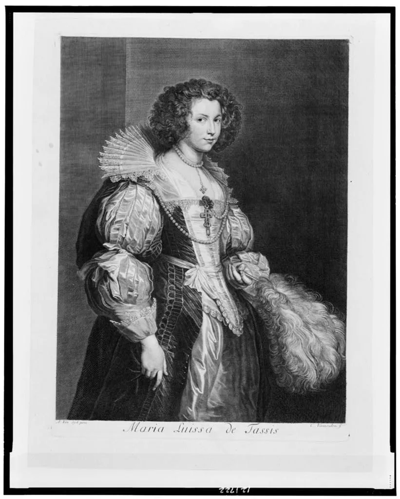Maria Luissa (i.e. Luisa) de Tassis - A. Van Dÿke pinx ; C. Vermeulen sc. LCCN98517248