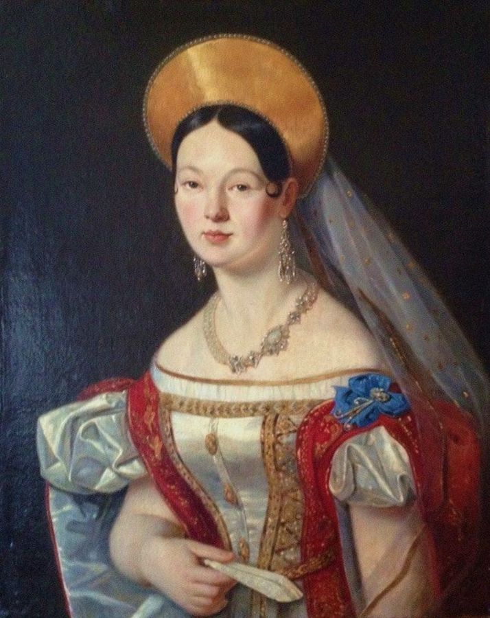 Unknown lady in waiting