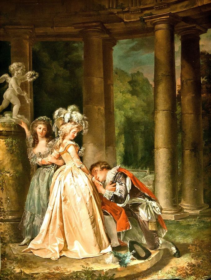 Louis-Roland Trinquesse The Oath to Love 1786