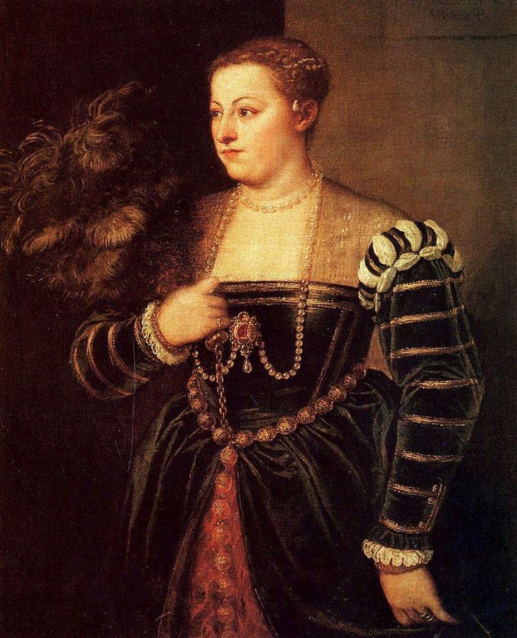 German : Bildnis der Lavinia Portrait of Lavinia