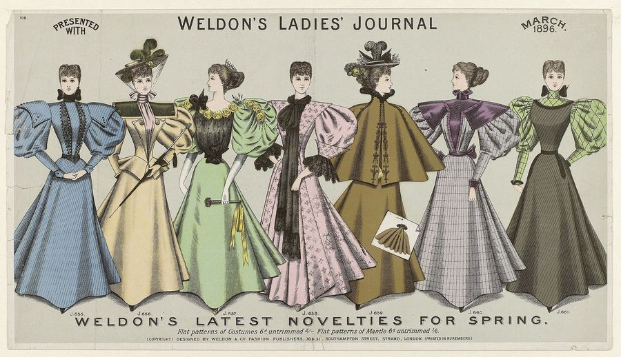 Weldon's Ladies' Journal, march 1896, No. 108, RP-P-OB-103.087