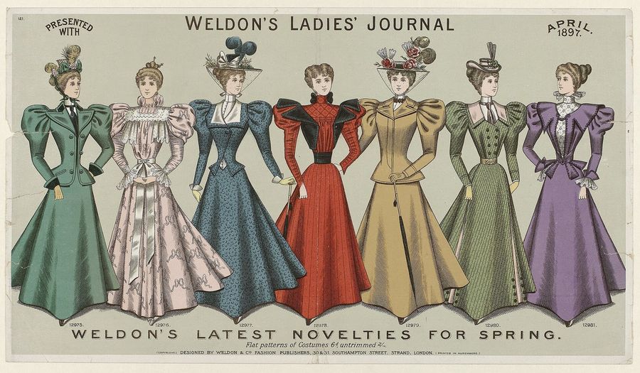 Weldon’s Ladies’ Journal Weldon's Ladies'Journal, april 1897, No. 121, RP-P-OB-103.088