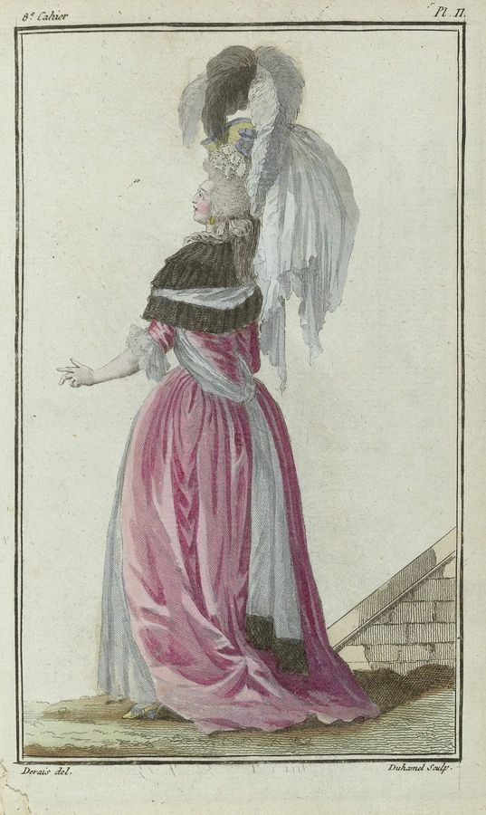 Cabinet des Modes ou les Modes Nouvelles, 1 Mars 1786, pl. II, BI-1959-529-11