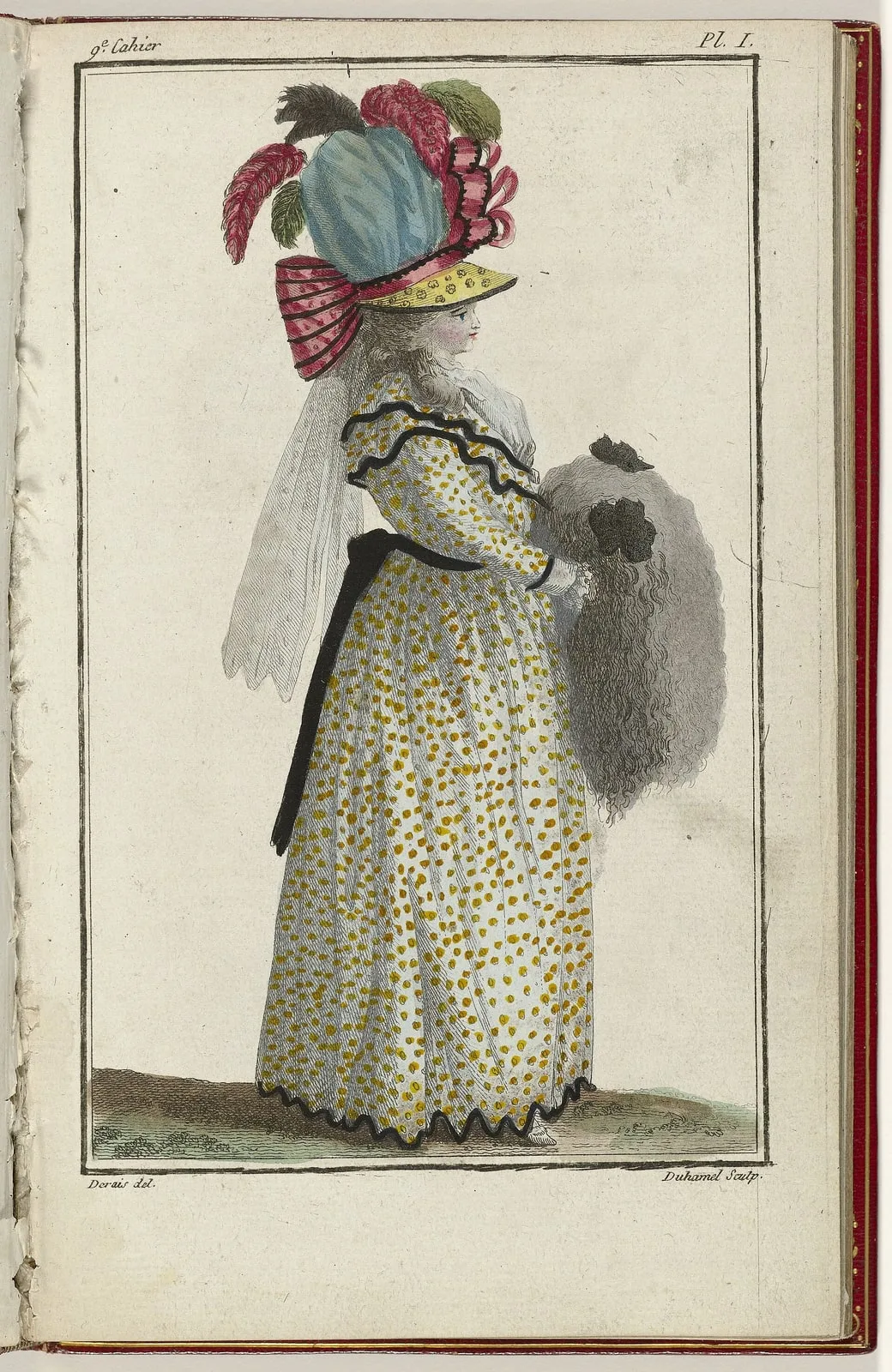 Cabinet des Modes ou les Modes Nouvelles, 15 Mars 1786, pl. I, BI-1959-529-13