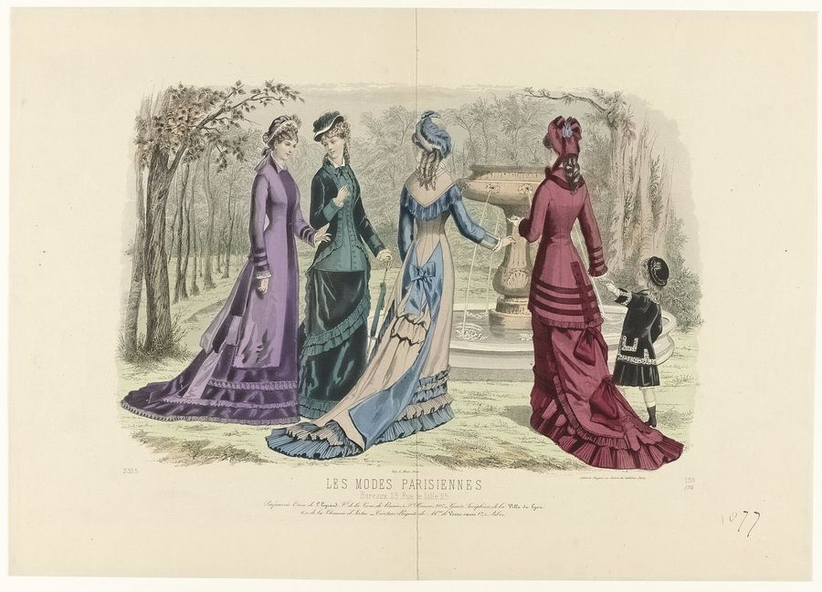 Les Modes Parisiennes, 1877, No. 1774 Parfumerie Oriza de L. Legrand (..), RP-P-OB-103.521